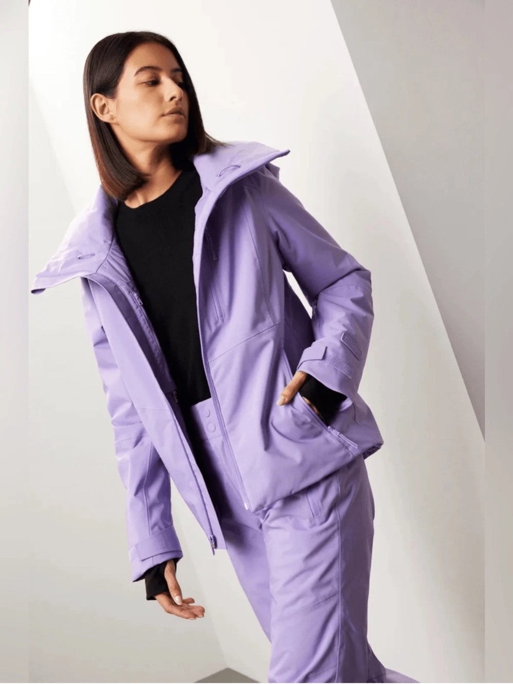 Halfdays Lawrence Snow Ski Jacket Lavender Size XL